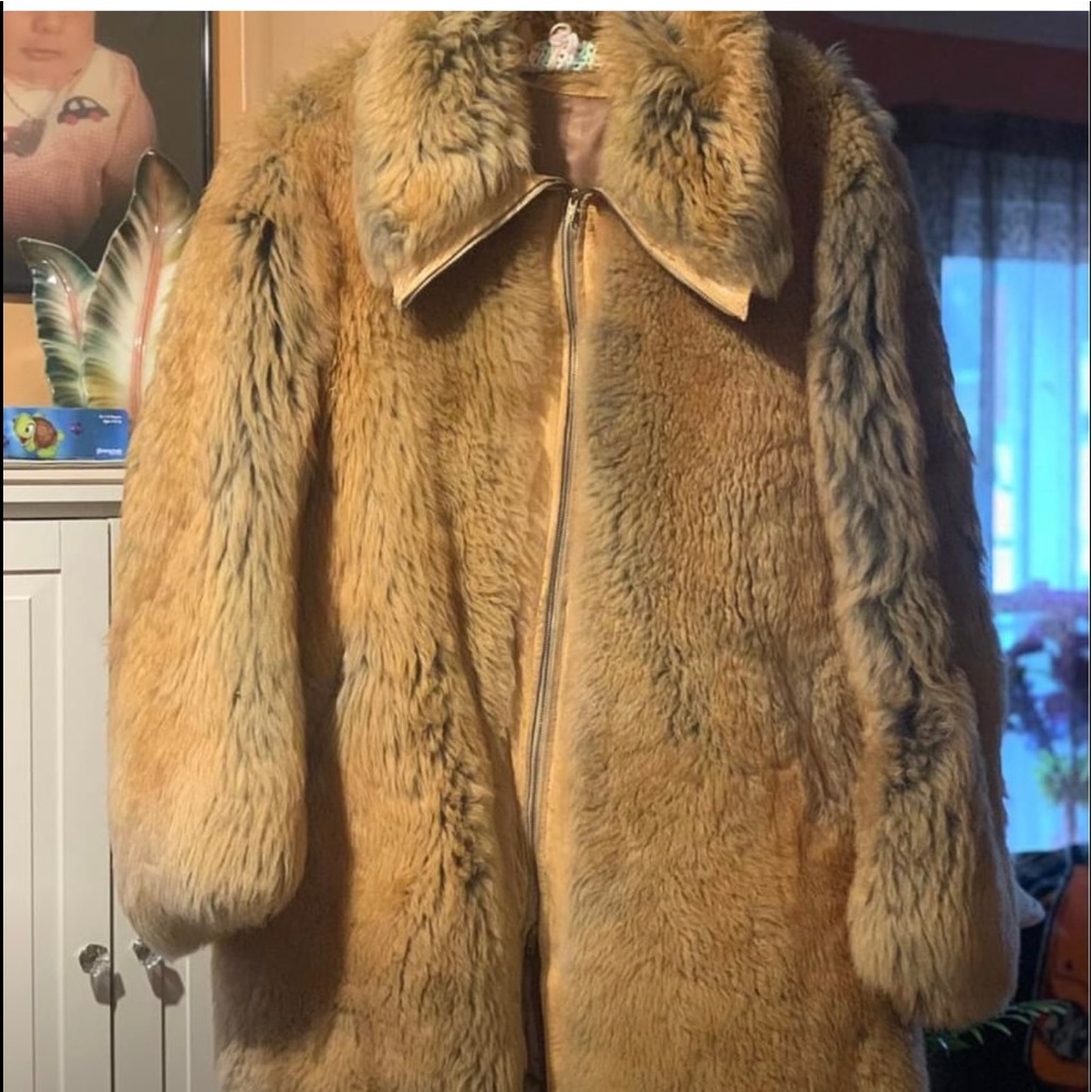Men’s faux fox furr